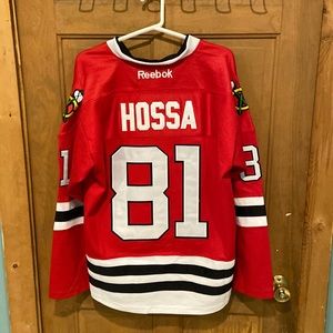 Chicago Blackhawks Marian Hossa Home Red Reebok Jersey